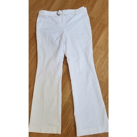 Alfani Belted Straight-Leg Pants Size 12 - Picture 2 of 13